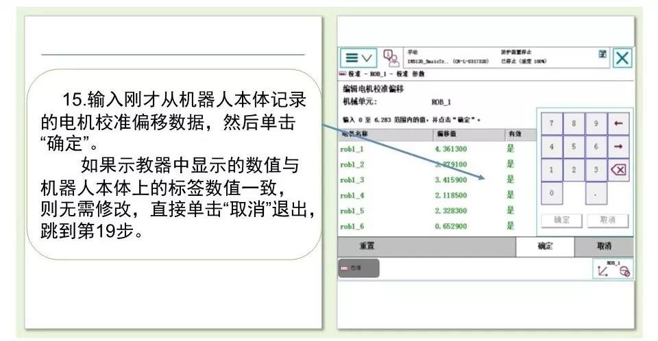 ABB機器人校準操作